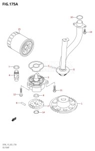 DF100 From 10002F-210001 (E03)  2012 drawing OIL PUMP