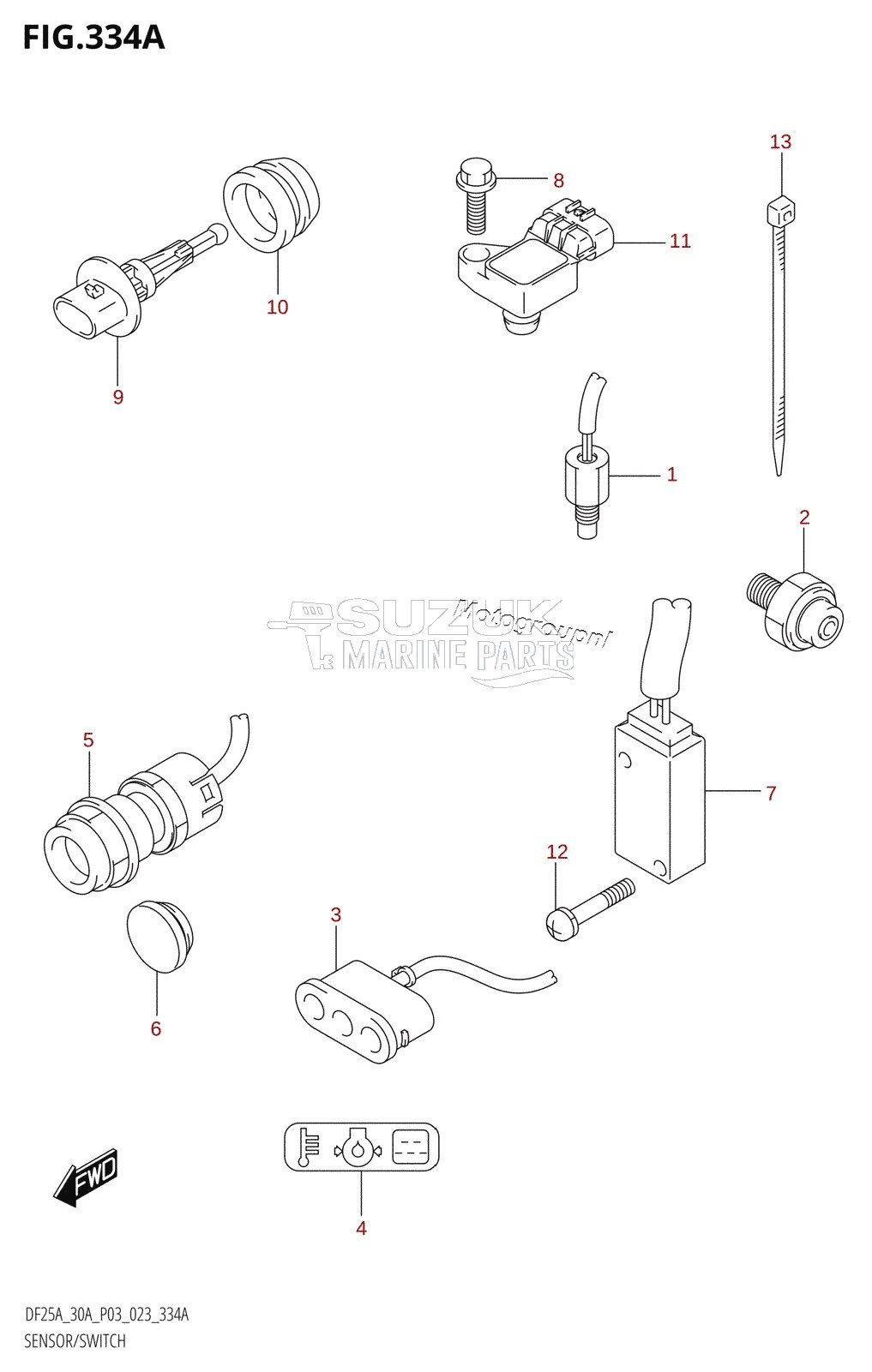 SENSOR /​ SWITCH (DF25A)