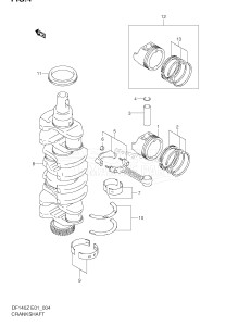 DF140 From 14000Z-251001 ()  2002 drawing CRANKSHAFT