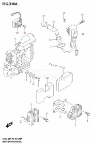 DF25A From 02504F-610001 (P03)  2016 drawing RECTIFIER /​ IGNITION COIL (DF25A:P03)