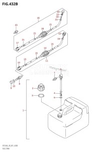 DT30 From 03004-010001 ()  2010 drawing FUEL TANK