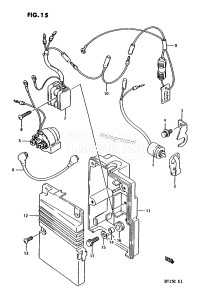 DT15C From 01502-351001 ()  1993 drawing ELECTRICAL (1)