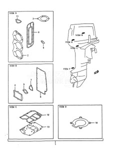 DT 75 drawing Gasket Set