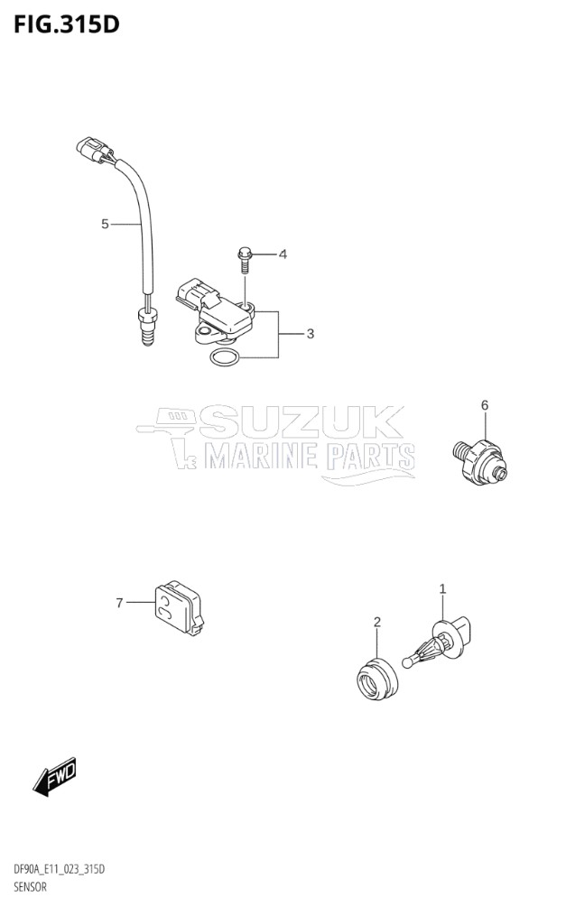 SENSOR (DF90AWQH:(022,023))