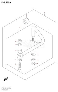 DF150AZ From 15003Z-910001 (E01 E40)  2019 drawing OPT:DRAG LINK