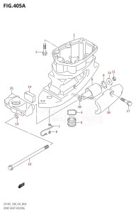 DF140Z From 14001Z-421001 (E03)  2004 drawing DRIVE SHAFT HOUSING