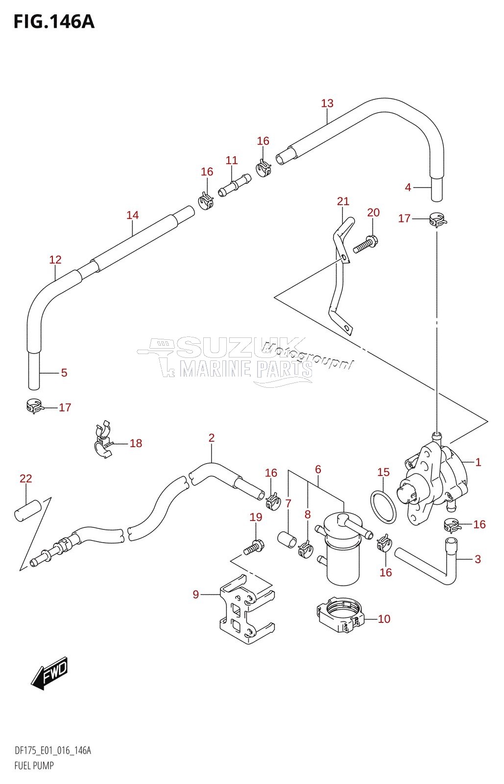 FUEL PUMP (DF150T:E01)