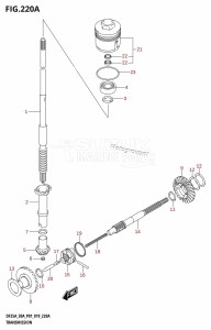 DF30A From 03003F-810001 (P01 P40)  2018 drawing TRANSMISSION (DF25A,DF25AR,DF25AT,DF25ATH)