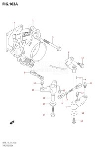 DF115T From 11501F-421001 (E01 E40)  2004 drawing THROTTLE BODY