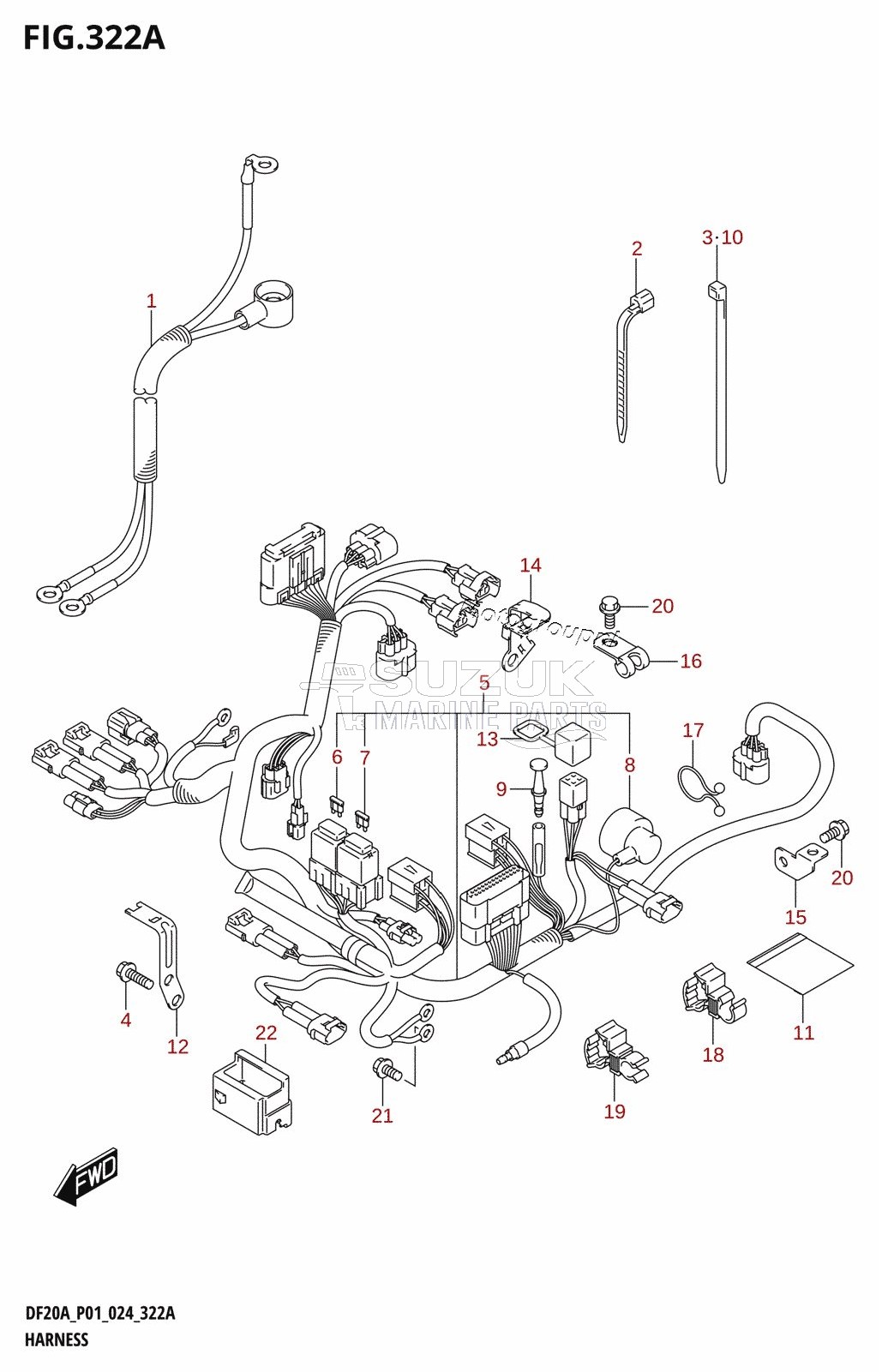 HARNESS (DF9.9B,DF15A,DF20A)