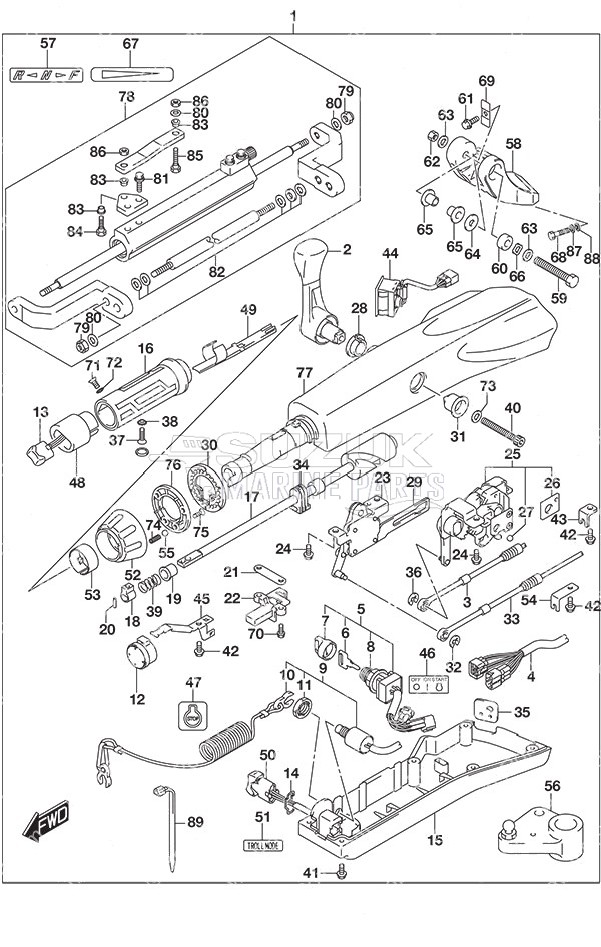 Tiller Handle