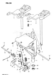 DT50 From 5002-300001 ()  1978 drawing SWIVEL BRACKET