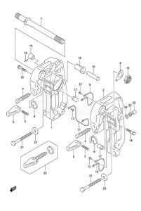 DF 9.9 drawing Clamp Bracket