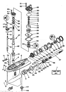 150C drawing PROPELLER-HOUSING-AND-TRANSMISSION-1