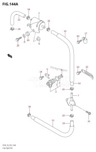 DF40 From 04001F-151001 (E03)  2001 drawing FUEL INJECTOR