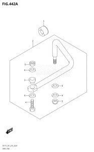 15002Z-810001 (2018) 150hp E01 E40-Gen. Export 1 - Costa Rica (DF150Z) DF150Z drawing DRAG LINK