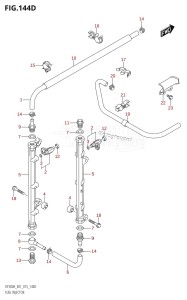 DF250A From 25003P-510001 (E01 E40)  2015 drawing FUEL INJECTOR (DF250A:E40)