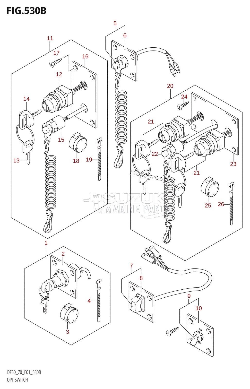 OPT:SWITCH (K5,K6,K7,K8,K9)