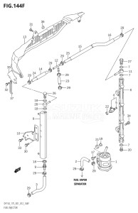 15002Z-210001 (2012) 150hp E01 E40-Gen. Export 1 - Costa Rica (DF150Z) DF150Z drawing FUEL INJECTOR (DF175T:E40)