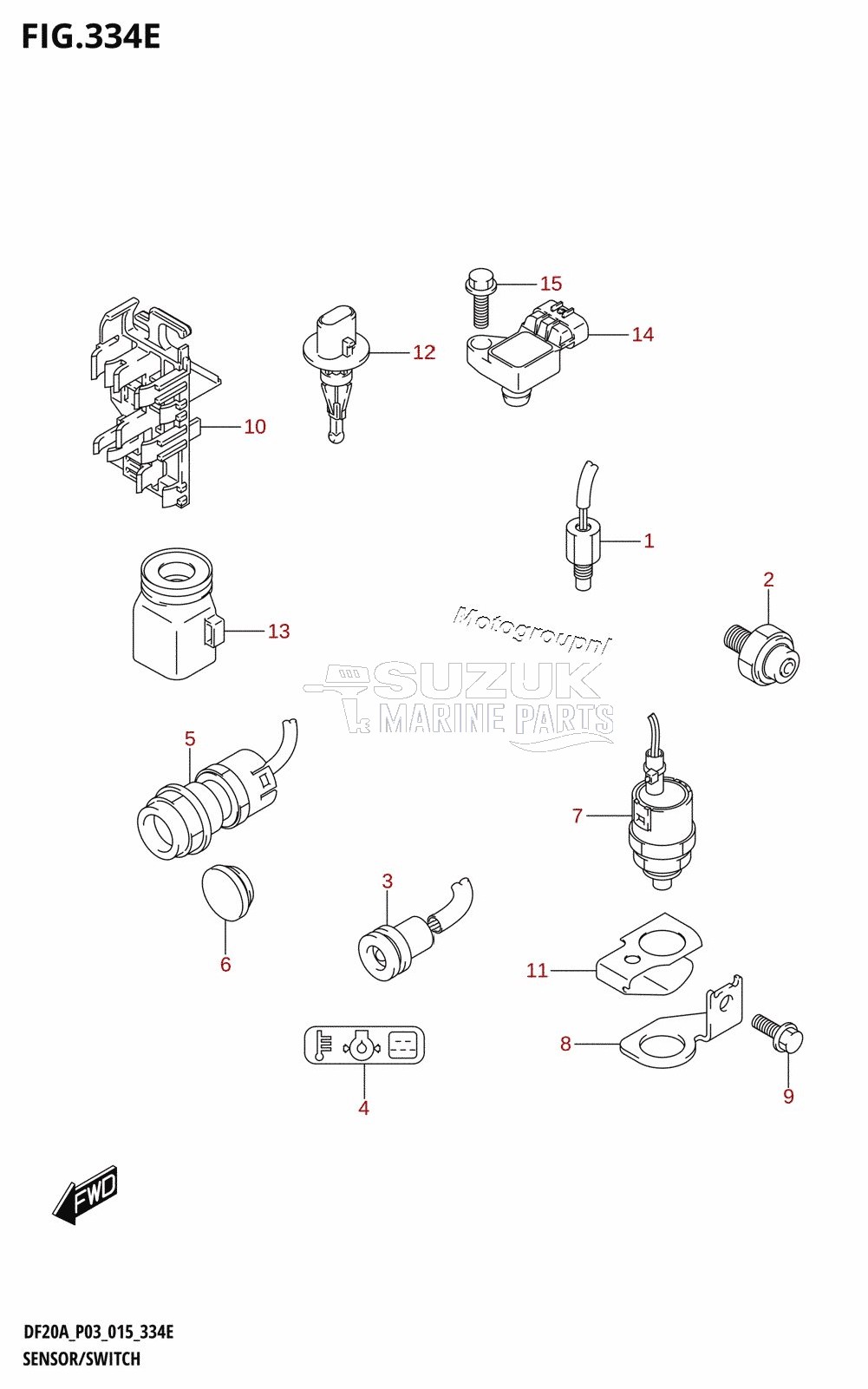 SENSOR /​ SWITCH (DF15A:P03)