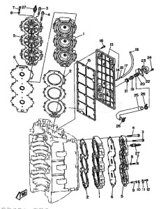 L250A drawing CYLINDER--CRANKCASE-2