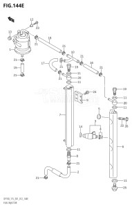 11502Z-210001 (2012) 115hp E01 E40-Gen. Export 1 - Costa Rica (DF115Z) DF115Z drawing FUEL INJECTOR (DF115Z:E01)