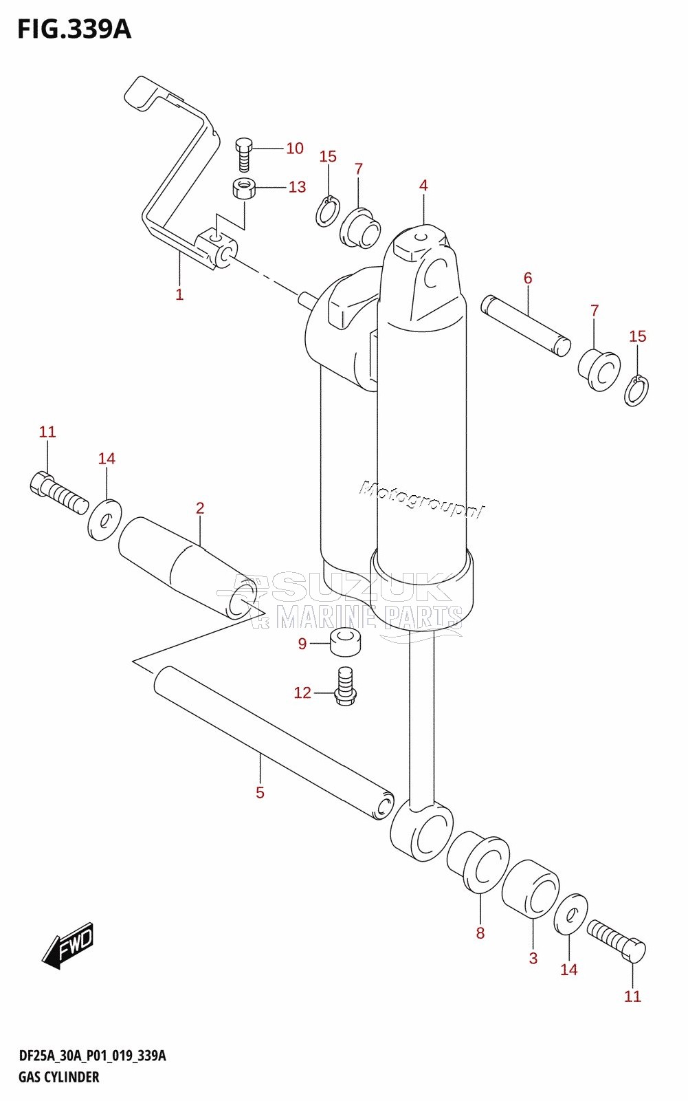 GAS CYLINDER (DF30AQ)