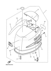 FT60BETL drawing TOP-COWLING