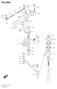 DF300A From 30002P-610001 (E01 E40)  2016 drawing CLUTCH SHAFT