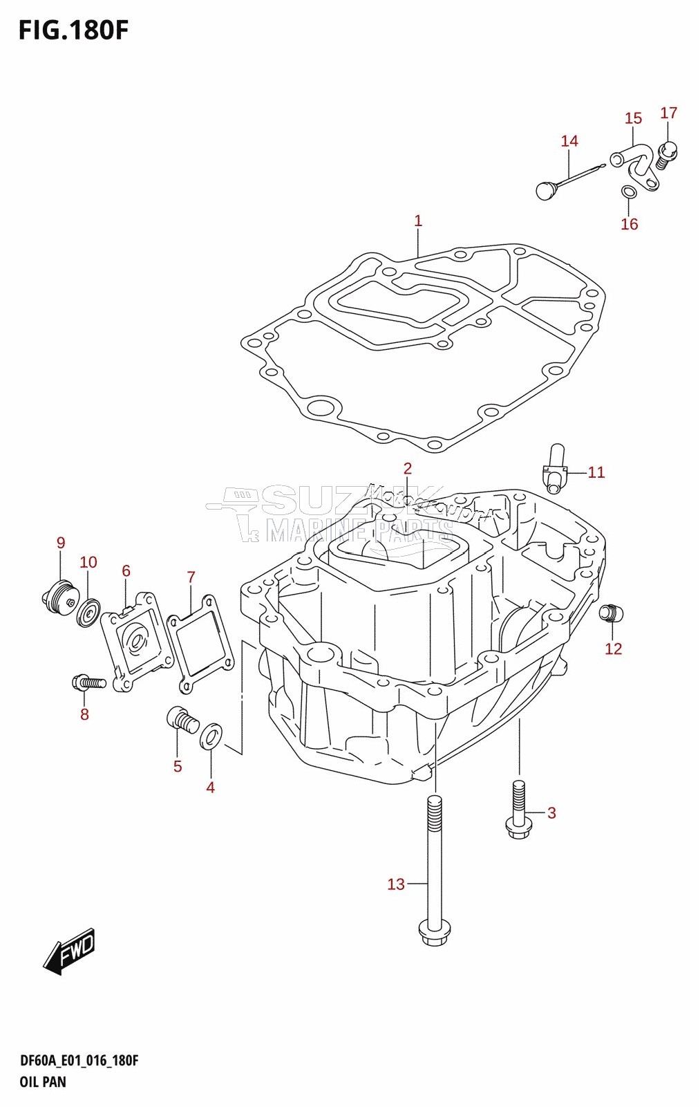 OIL PAN (DF50ATH:E01)