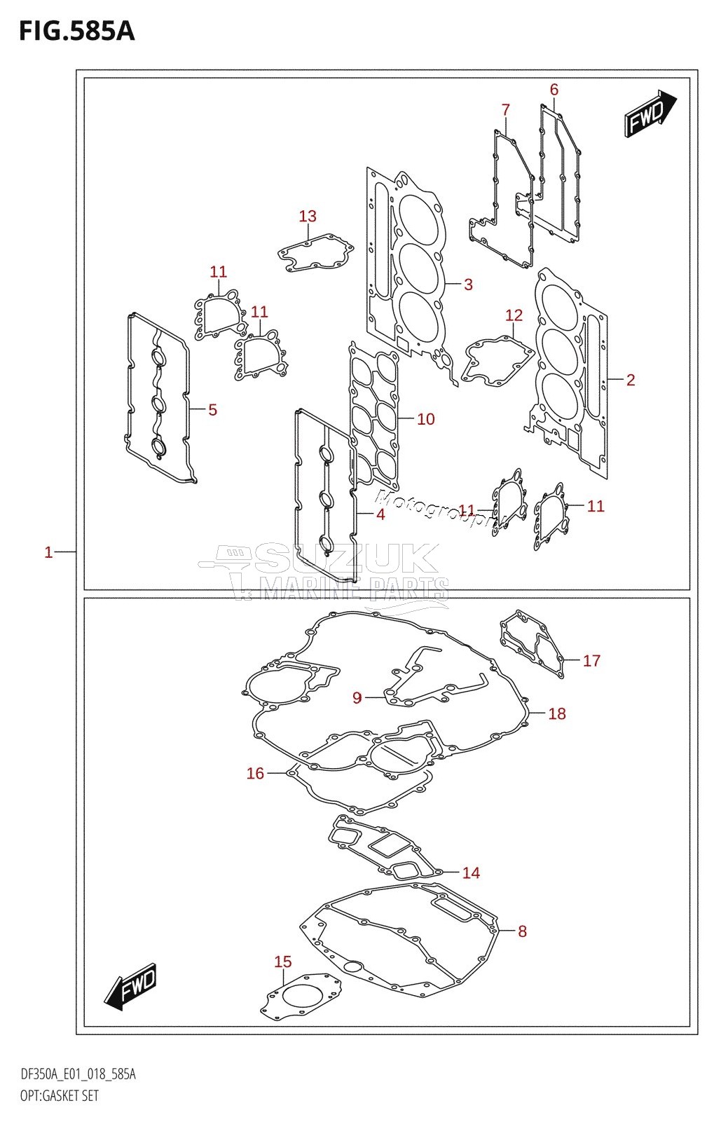 OPT:GASKET SET