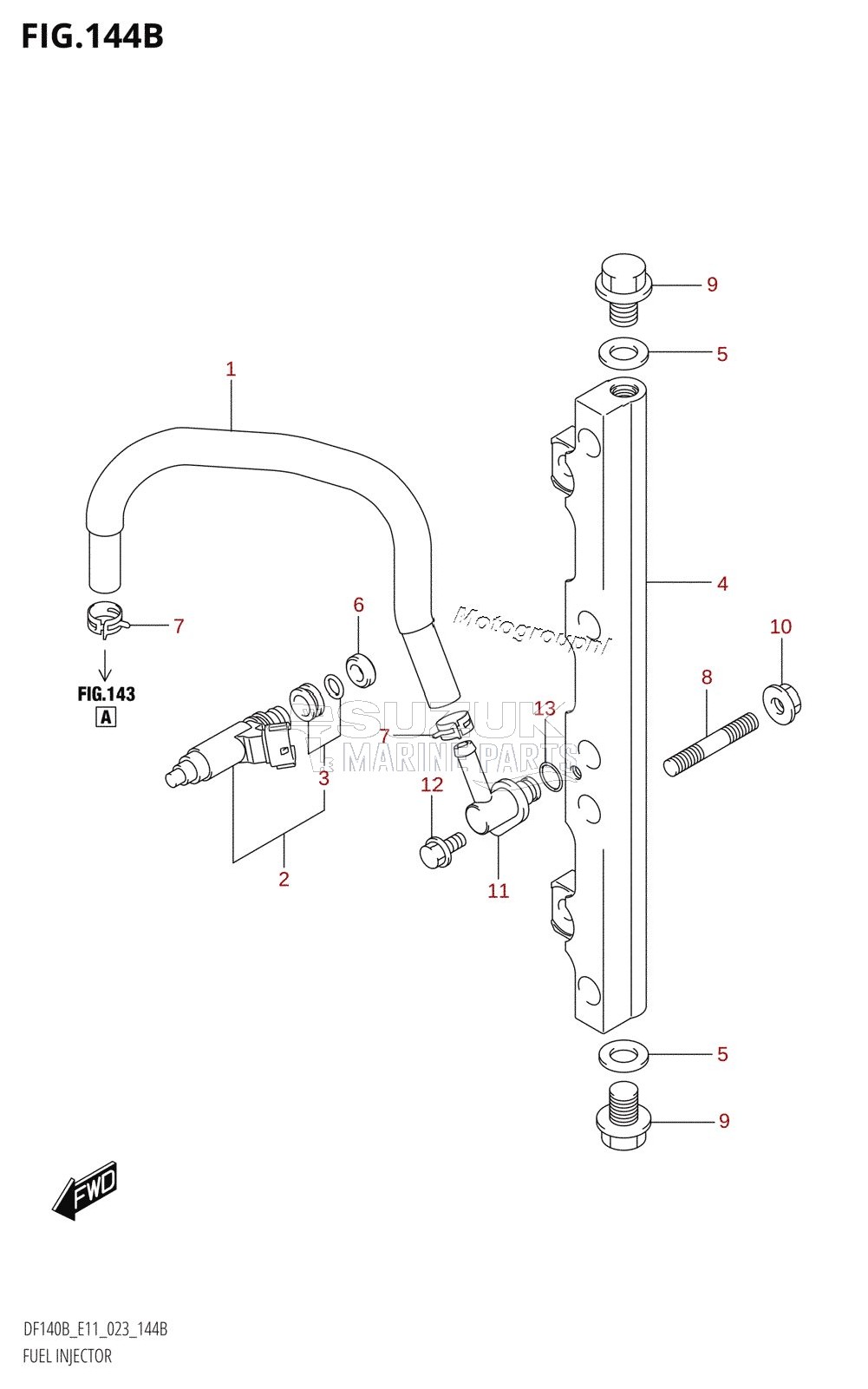 FUEL INJECTOR (E40)