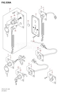 DF50 From 05001F-151001 (E40)  2001 drawing OPT:SWITCH (X,Y,K1,K2,K3,K4)