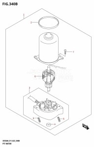 DF350A From 35001F-040001 (E01 E03  -)  2020 drawing PTT MOTOR (DF350AMD,DF300BMD)