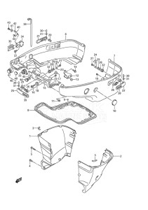 Outboard DF 200 drawing Side Cover (Type: L)