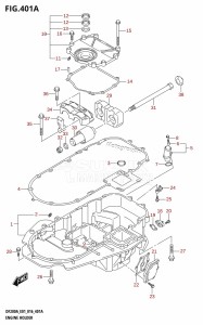 DF200A From 20003F-610001 (E03 E40)  2016 drawing ENGINE HOLDER