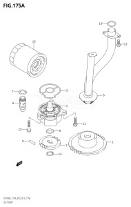 11503Z-310001 (2013) 115hp E03-USA (DF115AZ) DF115AZ drawing OIL PUMP