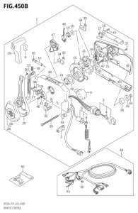 02002F-340001 (2023) 20hp E01 E40-Gen. Export 1 - Costa Rica (DF20A  DF20AR  DF20AT  DF20ATH) DF20A drawing REMOTE CONTROL (SEE NOTE)