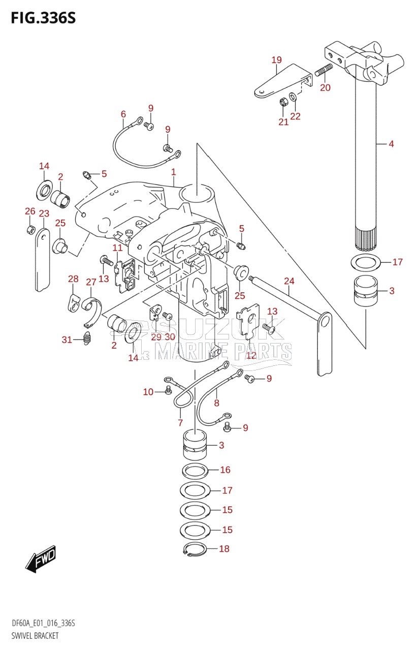 SWIVEL BRACKET (DF60AVT:E40)