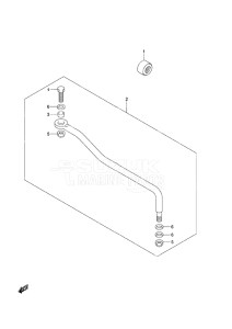 Outboard DF 9.9B drawing Drag Link