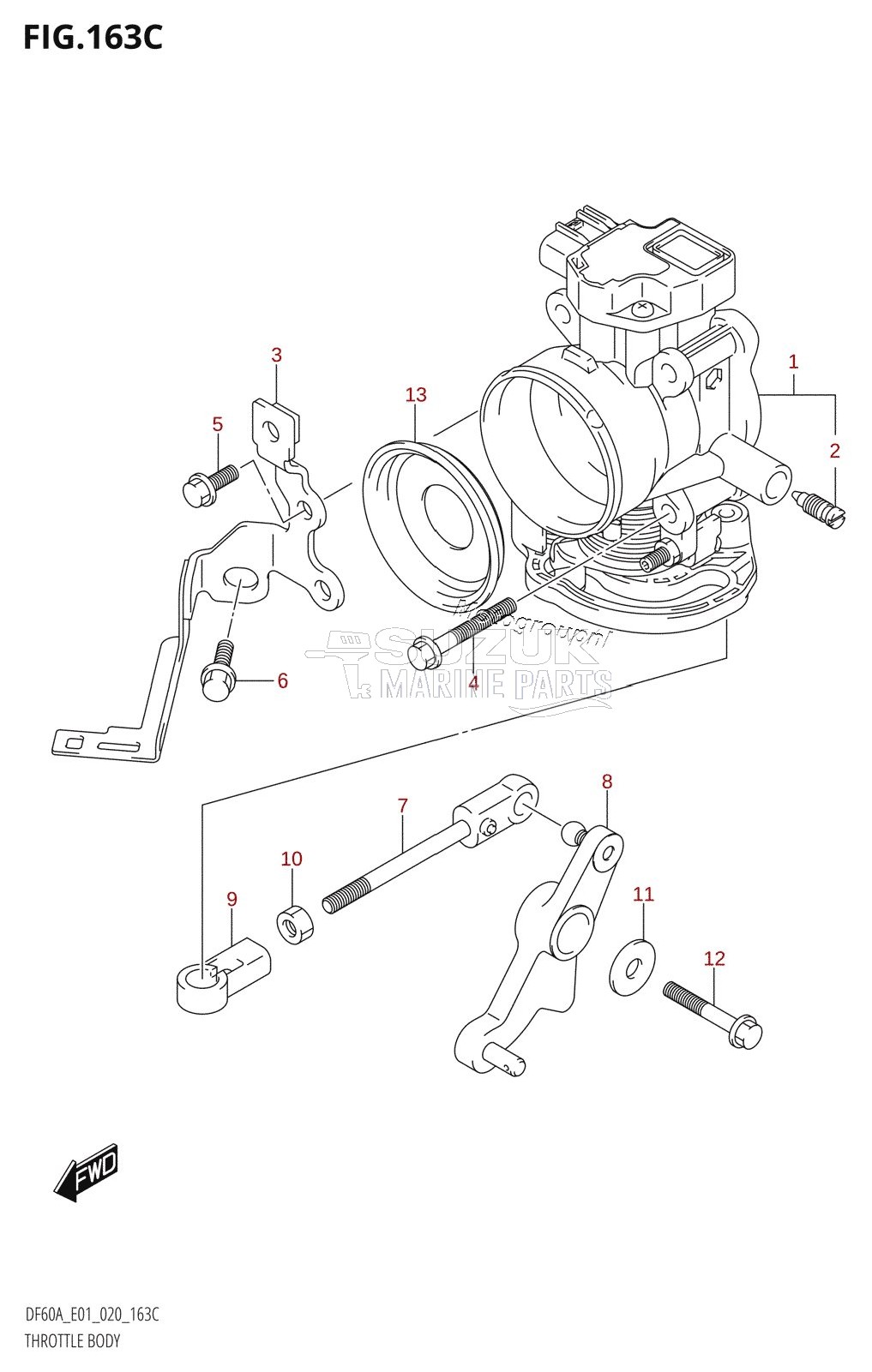 THROTTLE BODY (DF40AST,DF40ASVT)