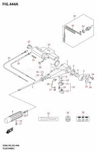 DF9.9B From 00995F-610001 (P03)  2016 drawing TILLER HANDLE (DF9.9B:P03)