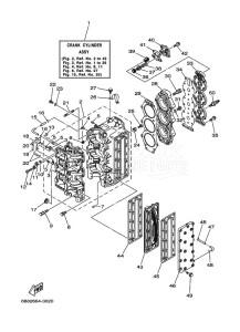 75AEDL drawing CYLINDER--CRANKCASE