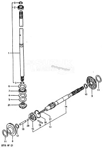 DT15 From 01501-403841 till 408230 ()  1984 drawing TRANSMISSION