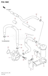 DF115T From 11502F-210001 (E01 E40)  2012 drawing FUEL PUMP (DF115T:E01)