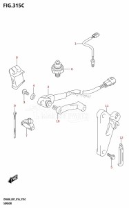 DF40A From 04003F-610001 (E01 E34)  2016 drawing SENSOR (DF40ATH:E01)