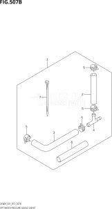 06002F-310001 (2013) 60hp E01 E40-Gen. Export 1 - Costa Rica (DF60A  DF60AQH  DF60ATH) DF60A drawing OPT:WATER PRESSURE GAUGE SUB KIT (DF60AQH:E40)