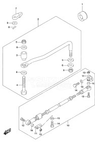 Outboard DF 140A drawing Drag Link