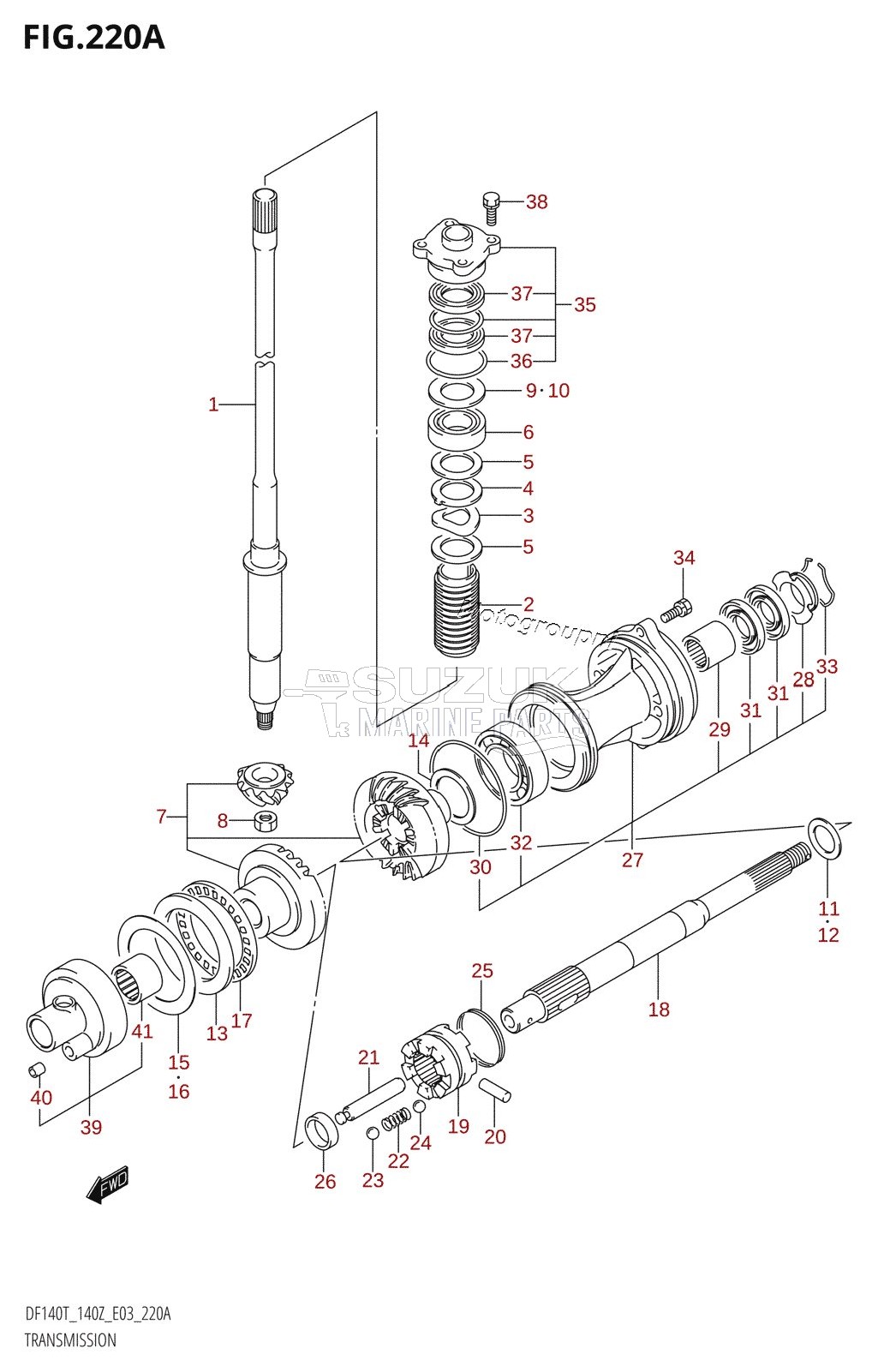 TRANSMISSION (DF140T)