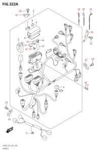 05003F-040001 (2020) 50hp E03-USA (DF50A) DF50A drawing HARNESS (DF40A,DF50A)